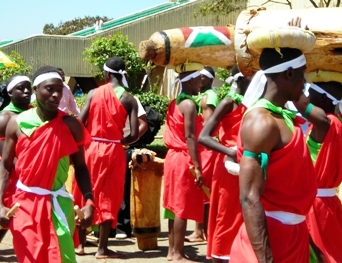 This photo of Cameroonian natives in tribal dress was taken by photographer Subhadip Mukerjee from Calcutta, India.